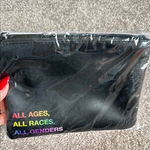 MAC Cosmetics Black Pouch with Pride Text